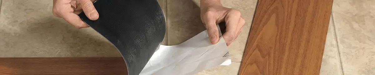 A professional installing vinyl flooring in Henderson, NV